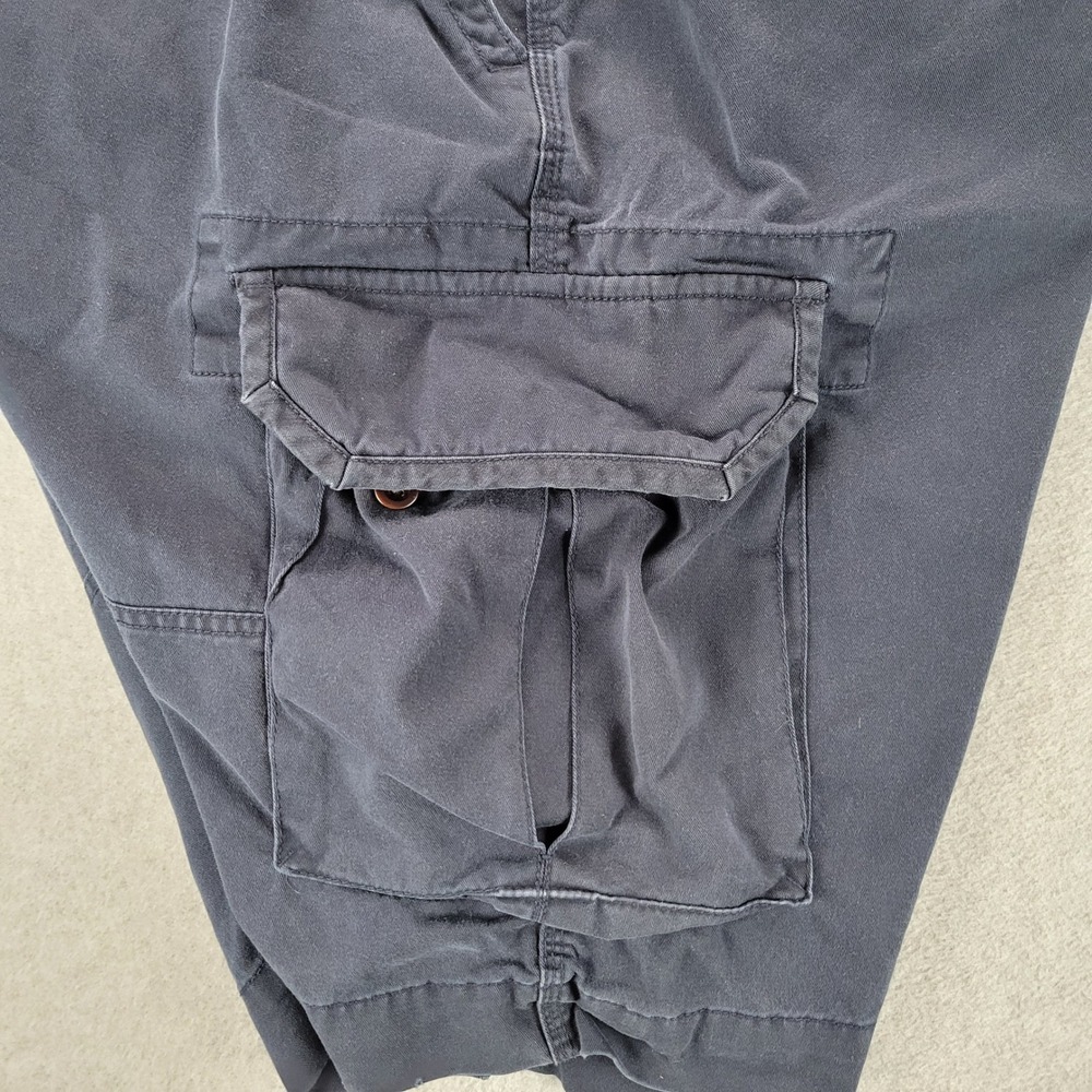 Polo Ralph Lauren Mens Navy Blue Cotton Cargo Shorts Size 44 Utility Gorpcore - Picture 8 of 10